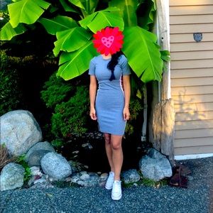 Grey H&M body con dress XS